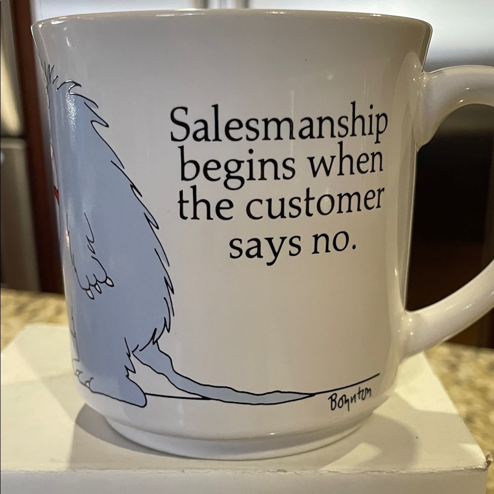 Boynton White Mug with Humorous Quote